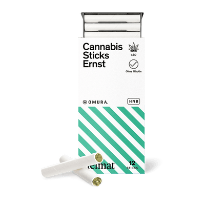Heimat Cannabis Sticks mit CBD-Hanf. Heat-not-Burn.