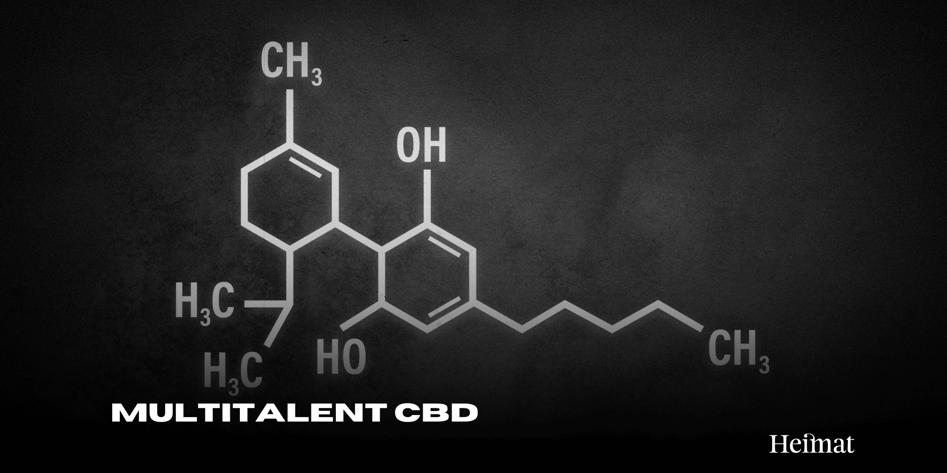 CBD Moleküle Struktur