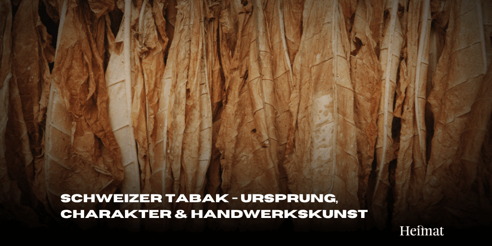 Schweizer Tabak – Ursprung, Charakter & Handwerkskunst
