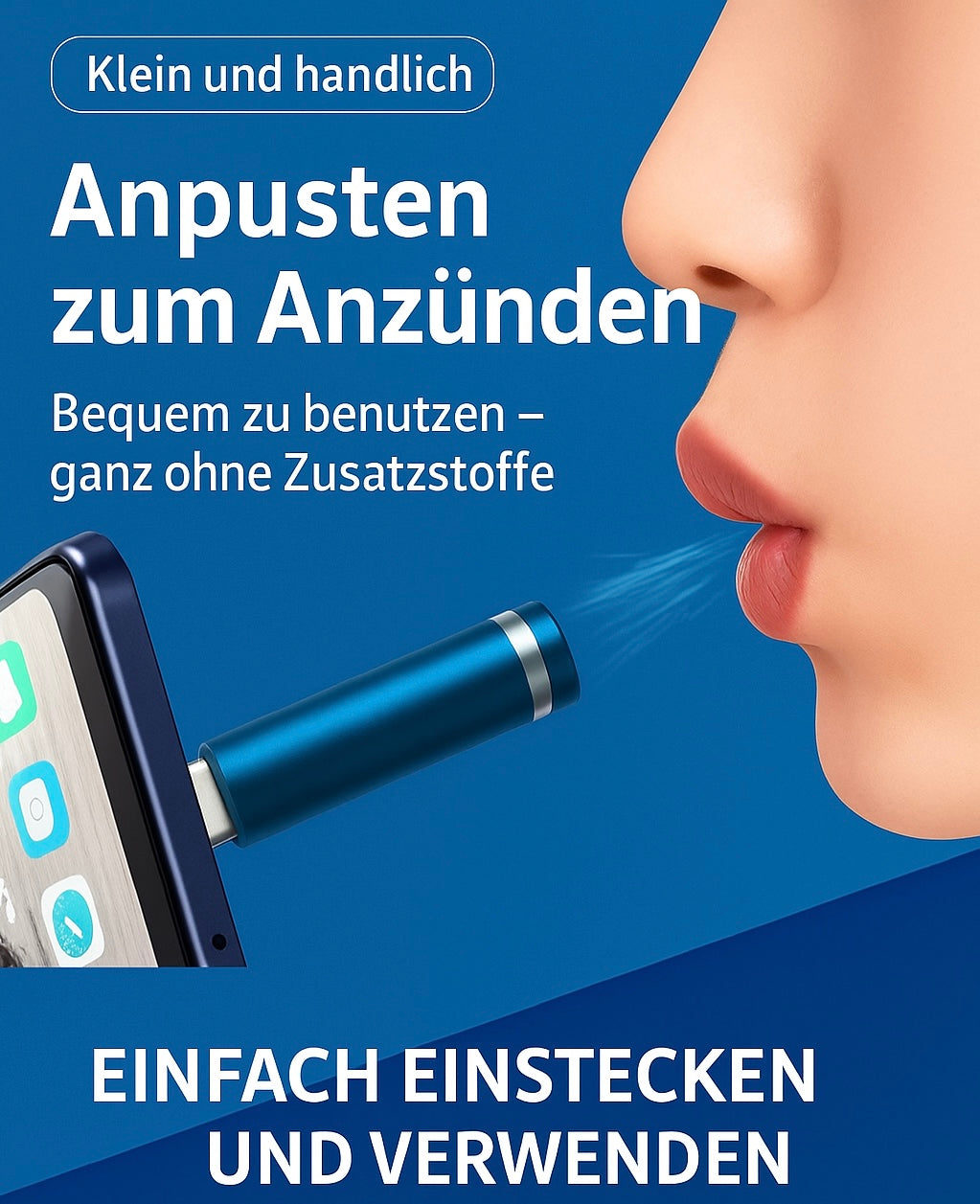 Heimat USB-C Electric Mini Lighter – flameless and always ready