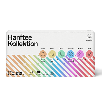 Hanftee Kollektion (6 Sorten)