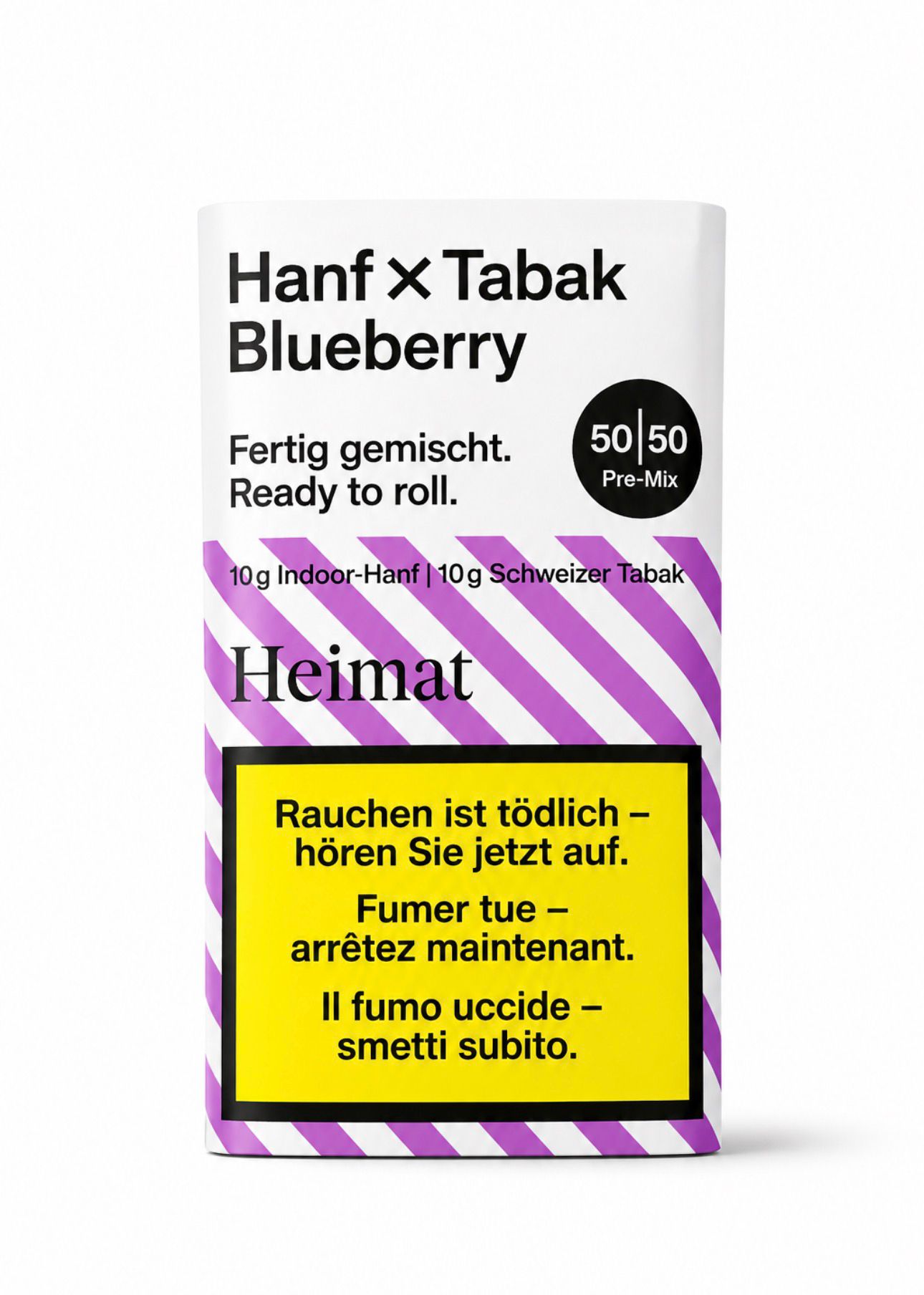 Heimat PreMix Blueberry – Hanf-Tabak-Mischung mit Beerenaroma