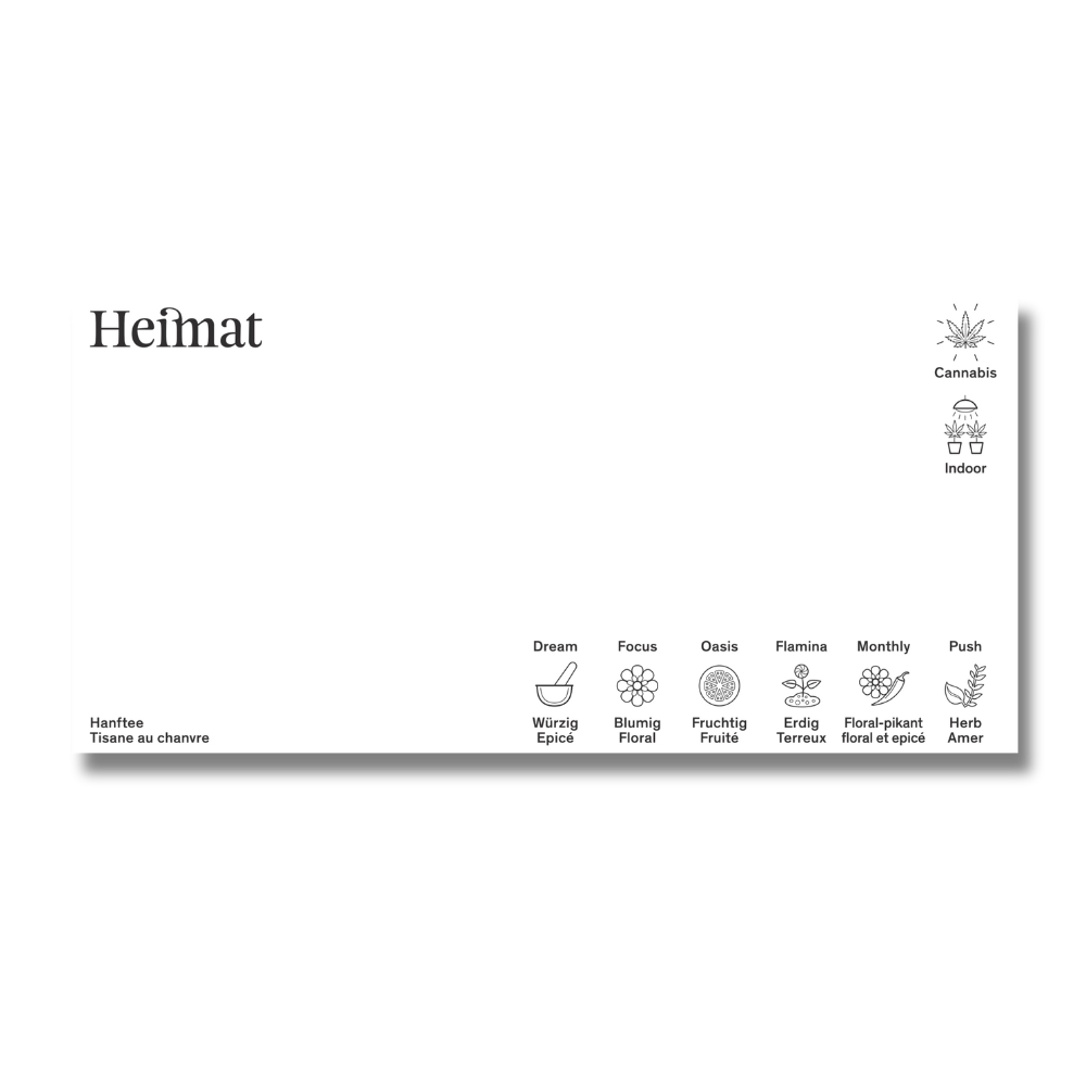 Hanftee Kollektion (6 Sorten)-Heimat