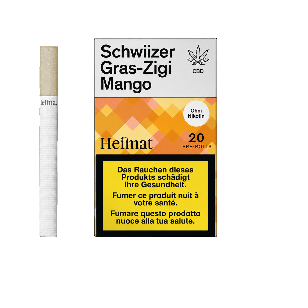 Swiss grass cigarette