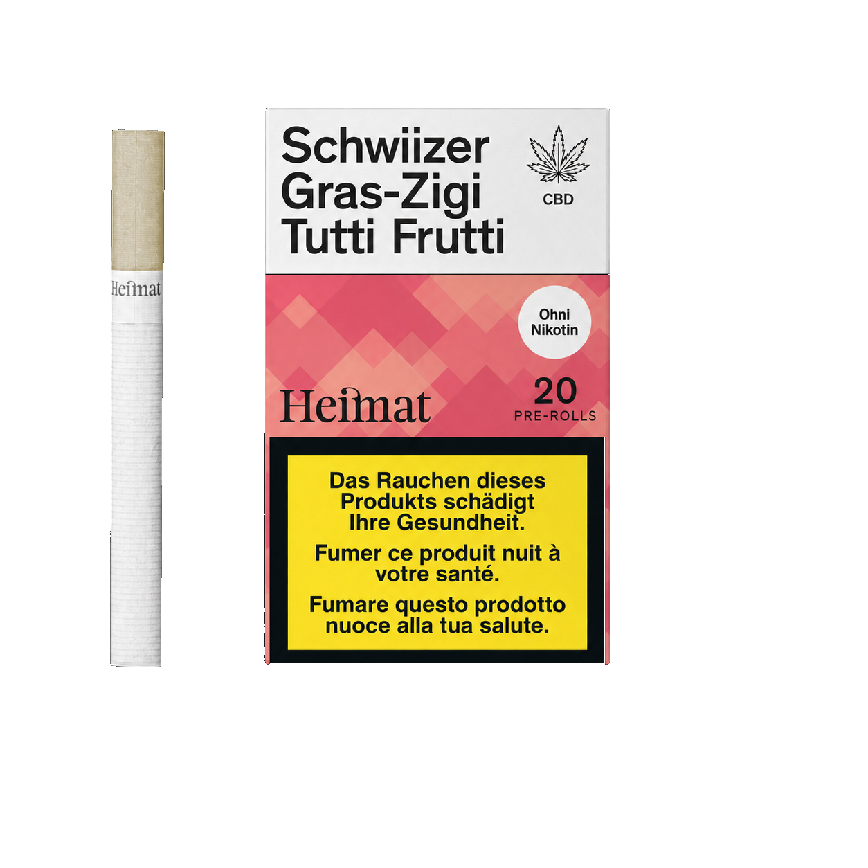 Swiss grass cigarette
