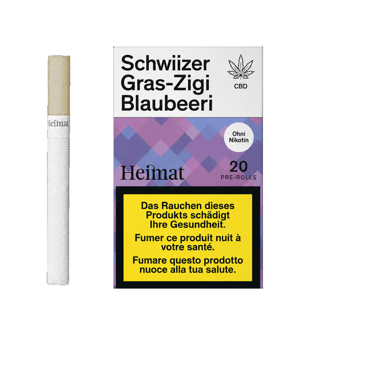 Swiss grass cigarette