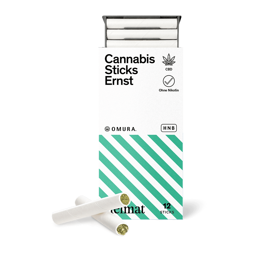 Heimat Cannabis Sticks mit CBD-Hanf. Heat-not-Burn.