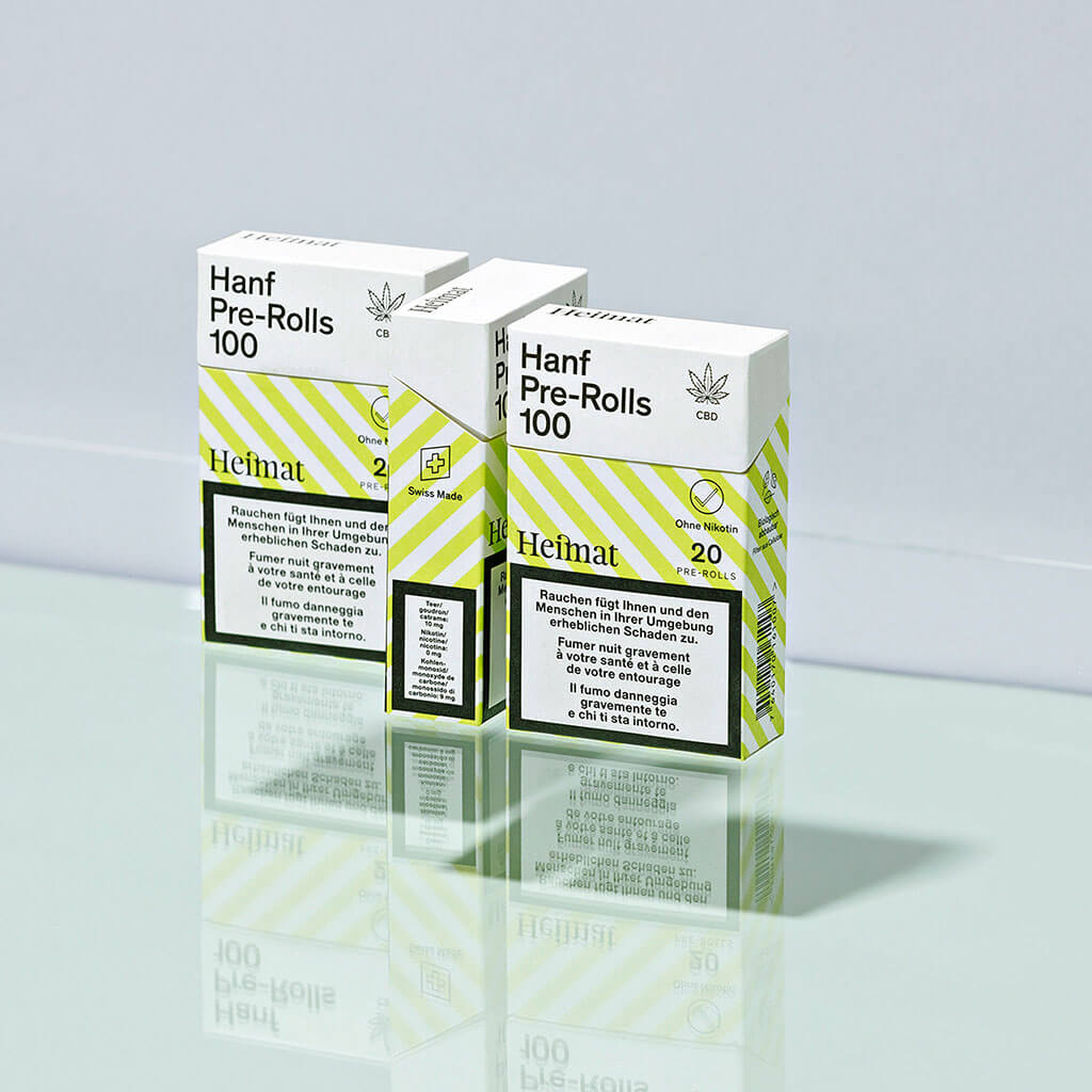 Heimat Pre-Rolls Hanf Pur, 100% Schweizer Hanfblüten